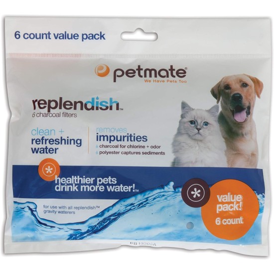 Petmate 6 Count Repl Endish Replacement Filter Petmate 6 Count Repl Endish Replacement Filter