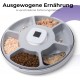 Pettadore Nutri Turn - Automatic Feeder for Cats/Dogs - Smart with App - 6 Meals Wet and Dry Food Pettadore Nutri Turn - Automatic Feeder for Cats/Dogs - Smart with App - 6 Meals Wet and Dry Food