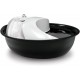 Pioneer Pet Raindrop Ceramic Drinking Fountain for Pets, White Pioneer Pet Raindrop Ceramic Drinking Fountain for Pets, White