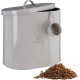 Premier Housewares Pet Food Storage Jar with Spoon, Metal, Cream, 6.5 Litre, Galvanised Steel, Powder Paint, Cream, 15 x 25 x 22 cm Premier Housewares Pet Food Storage Jar with Spoon, Metal, Cream, 6.5 Litre, Galvanised Steel, Powder Paint, Cream, 15 x 25 x 22 cm