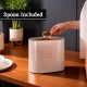Premier Housewares Pet Food Storage Jar with Spoon, Metal, Cream, 6.5 Litre, Galvanised Steel, Powder Paint, Cream, 15 x 25 x 22 cm Premier Housewares Pet Food Storage Jar with Spoon, Metal, Cream, 6.5 Litre, Galvanised Steel, Powder Paint, Cream, 15 x 25 x 22 cm