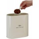 Premier Housewares Pet Food Storage Jar with Spoon, Metal, Cream, 6.5 Litre, Galvanised Steel, Powder Paint, Cream, 15 x 25 x 22 cm Premier Housewares Pet Food Storage Jar with Spoon, Metal, Cream, 6.5 Litre, Galvanised Steel, Powder Paint, Cream, 15 x 25 x 22 cm