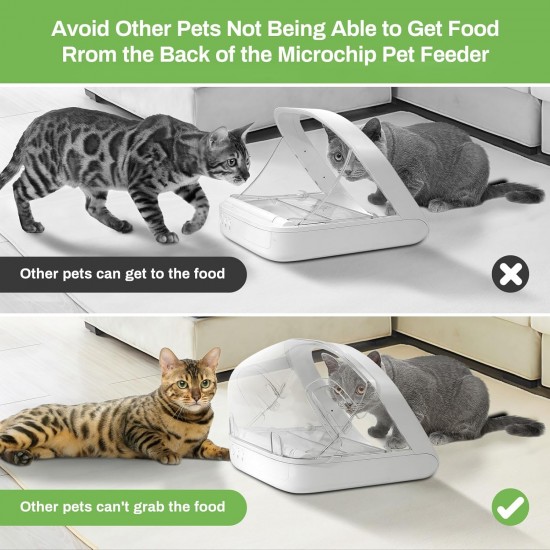 Protective Cover, Cover for Microchip Feeder for Pets, Prevents Other Pets from Stealing the Food Behind the Feeder, Microchip Feeder Accessories Compatible RFID Feeder Protective Cover, Cover for Microchip Feeder for Pets, Prevents Other Pets from Stealing the Food Behind the Feeder, Microchip Feeder Accessories Compatible RFID Feeder