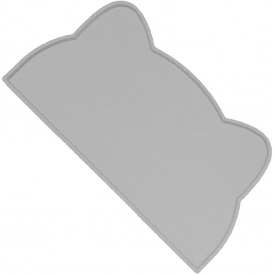 Pssopp Cat Bowl Mat, Soft Non-Slip Leak Proof Pet Bowl Placemat Trays Placemat for Dogs Cats (Grey) Pssopp Cat Bowl Mat, Soft Non-Slip Leak Proof Pet Bowl Placemat Trays Placemat for Dogs Cats (Grey)
