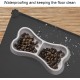 RISVOWO Silicone Bowl Mat, 100% Waterproof Pet Food Mat, Non-Slip Dog Bowl Mat, Silicone Feeding Bowl Mat for Dogs and Cats (Blue, 48 x 30 cm) RISVOWO Silicone Bowl Mat, 100% Waterproof Pet Food Mat, Non-Slip Dog Bowl Mat, Silicone Feeding Bowl Mat for Dogs and Cats (Blue, 48 x 30 cm)