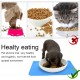 RISVOWO Silicone Bowl Mat, 100% Waterproof Pet Food Mat, Non-Slip Dog Bowl Mat, Silicone Feeding Bowl Mat for Dogs and Cats (Blue, 48 x 30 cm) RISVOWO Silicone Bowl Mat, 100% Waterproof Pet Food Mat, Non-Slip Dog Bowl Mat, Silicone Feeding Bowl Mat for Dogs and Cats (Blue, 48 x 30 cm)