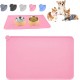 RISVOWO Silicone Bowl Mat, 100% Waterproof Pet Food Mat, Non-Slip Dog Bowl Mat, Silicone Feeding Bowl Mat for Dogs and Cats (Blue, 48 x 30 cm) RISVOWO Silicone Bowl Mat, 100% Waterproof Pet Food Mat, Non-Slip Dog Bowl Mat, Silicone Feeding Bowl Mat for Dogs and Cats (Blue, 48 x 30 cm)