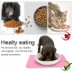 RISVOWO Silicone Bowl Mat, 100% Waterproof Pet Food Mat, Non-Slip Dog Bowl Mat, Silicone Feeding Bowl Mat for Dogs and Cats (Blue, 48 x 30 cm) RISVOWO Silicone Bowl Mat, 100% Waterproof Pet Food Mat, Non-Slip Dog Bowl Mat, Silicone Feeding Bowl Mat for Dogs and Cats (Blue, 48 x 30 cm)