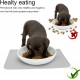 RISVOWO Silicone Bowl Mat, 100% Waterproof Pet Food Mat, Non-Slip Dog Bowl Mat, Silicone Feeding Bowl Mat for Dogs and Cats (Blue, 48 x 30 cm) RISVOWO Silicone Bowl Mat, 100% Waterproof Pet Food Mat, Non-Slip Dog Bowl Mat, Silicone Feeding Bowl Mat for Dogs and Cats (Blue, 48 x 30 cm)