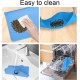 RISVOWO Silicone Bowl Mat, 100% Waterproof Pet Food Mat, Non-Slip Dog Bowl Mat, Silicone Feeding Bowl Mat for Dogs and Cats (Blue, 48 x 30 cm) RISVOWO Silicone Bowl Mat, 100% Waterproof Pet Food Mat, Non-Slip Dog Bowl Mat, Silicone Feeding Bowl Mat for Dogs and Cats (Blue, 48 x 30 cm)