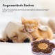 RUHMEX Cat Lick Mat with Silicone Spatula, Flower Shape, Lick Mat for Dogs and Cats, Ideal for Bathing, Grooming (Blue)