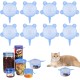 RUNEAY Can Lid Cat Food Pack of 8, Can Lid for Pet Food, Silicone Lid for Cat Food, Stretchy Silicone Lid, Diameter 6.5 cm, Diameter 8.5 cm, Lid for Cans Cat Food 85 g/200 g/400 g RUNEAY Can Lid Cat Food Pack of 8, Can Lid for Pet Food, Silicone Lid for Cat Food, Stretchy Silicone Lid, Diameter 6.5 cm, Diameter 8.5 cm, Lid for Cans Cat Food 85 g/200 g/400 g