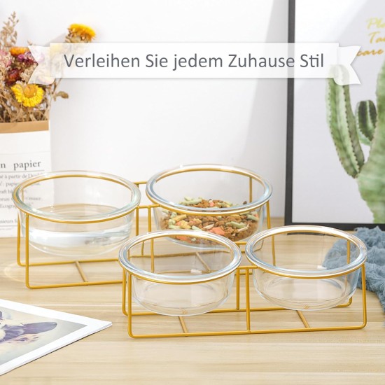 Raised Ceramic Cat Bowl - Anti Vomiting Feeding Bowl Cats High - Cat Bowls with Metal Stand - Bowl Dog Small - Dog Bowl Puppies - Cat Bowl for Food and Water - 480 ml Raised Ceramic Cat Bowl - Anti Vomiting Feeding Bowl Cats High - Cat Bowls with Metal Stand - Bowl Dog Small - Dog Bowl Puppies - Cat Bowl for Food and Water - 480 ml