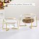Raised Ceramic Cat Bowl - Anti Vomiting Feeding Bowl Cats High - Cat Bowls with Metal Stand - Bowl Dog Small - Dog Bowl Puppies - Cat Bowl for Food and Water - 480 ml