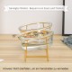 Raised Ceramic Cat Bowl - Anti Vomiting Feeding Bowl Cats High - Cat Bowls with Metal Stand - Bowl Dog Small - Dog Bowl Puppies - Cat Bowl for Food and Water - 480 ml