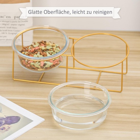 Raised Ceramic Cat Bowl - Anti Vomiting Feeding Bowl Cats High - Cat Bowls with Metal Stand - Bowl Dog Small - Dog Bowl Puppies - Cat Bowl for Food and Water - 480 ml Raised Ceramic Cat Bowl - Anti Vomiting Feeding Bowl Cats High - Cat Bowls with Metal Stand - Bowl Dog Small - Dog Bowl Puppies - Cat Bowl for Food and Water - 480 ml