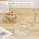 Raised Ceramic Cat Bowl - Anti Vomiting Feeding Bowl Cats High - Cat Bowls with Metal Stand - Bowl Dog Small - Dog Bowl Puppies - Cat Bowl for Food and Water - 480 ml