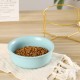 Raised Ceramic Cat Bowl - Anti Vomiting Feeding Bowl Cats High - Cat Bowls with Metal Stand - Bowl Dog Small - Dog Bowl Puppies - Cat Bowl for Food and Water - 480 ml
