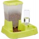 Relaxdays 2-in-1 Food & Water Dispenser, Duo Dispenser for Dogs and Cats, Bottle, 4 Litres, Plastic, Dark Grey Relaxdays 2-in-1 Food & Water Dispenser, Duo Dispenser for Dogs and Cats, Bottle, 4 Litres, Plastic, Dark Grey