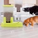 Relaxdays 2-in-1 Food & Water Dispenser, Duo Dispenser for Dogs and Cats, Bottle, 4 Litres, Plastic, Dark Grey Relaxdays 2-in-1 Food & Water Dispenser, Duo Dispenser for Dogs and Cats, Bottle, 4 Litres, Plastic, Dark Grey
