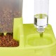 Relaxdays 2-in-1 Food & Water Dispenser, Duo Dispenser for Dogs and Cats, Bottle, 4 Litres, Plastic, Dark Grey Relaxdays 2-in-1 Food & Water Dispenser, Duo Dispenser for Dogs and Cats, Bottle, 4 Litres, Plastic, Dark Grey