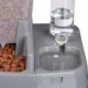 Relaxdays 2-in-1 Food & Water Dispenser, Duo Dispenser for Dogs and Cats, Bottle, 4 Litres, Plastic, Dark Grey Relaxdays 2-in-1 Food & Water Dispenser, Duo Dispenser for Dogs and Cats, Bottle, 4 Litres, Plastic, Dark Grey