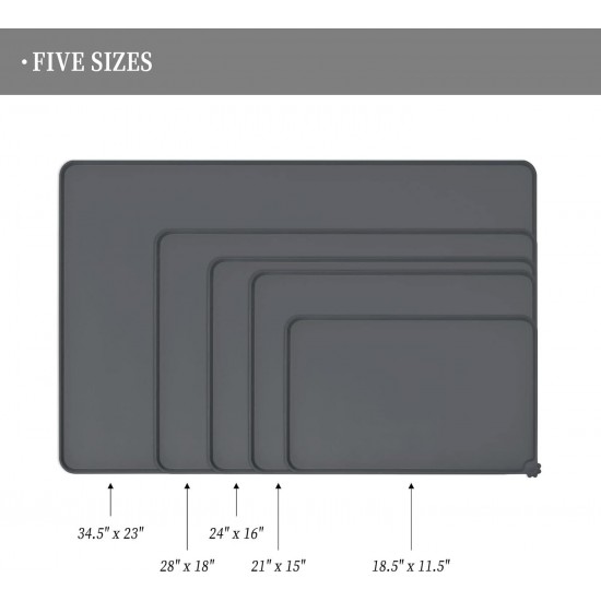 Reopet Non-Stick Silicone Bowl Mat FDA Approved Waterproof Reopet Non-Stick Silicone Bowl Mat FDA Approved Waterproof