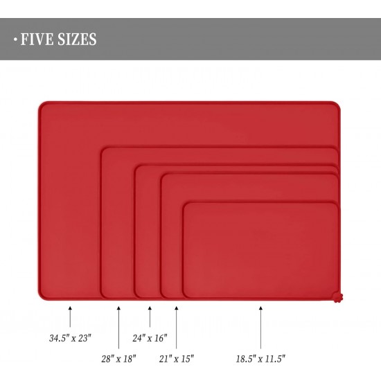 Reopet Non-Stick Silicone Bowl Mat FDA Approved Waterproof Reopet Non-Stick Silicone Bowl Mat FDA Approved Waterproof