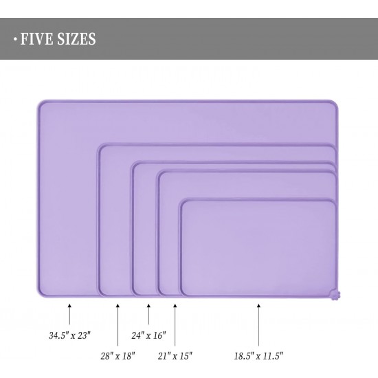 Reopet Non-Stick Silicone Bowl Mat FDA Approved Waterproof Reopet Non-Stick Silicone Bowl Mat FDA Approved Waterproof
