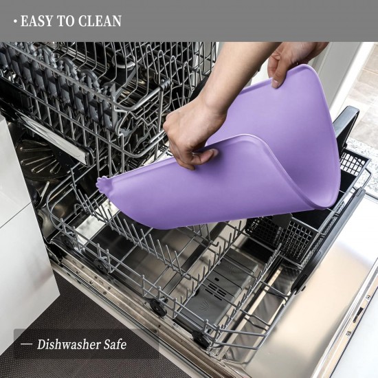 Reopet Non-Stick Silicone Bowl Mat FDA Approved Waterproof Reopet Non-Stick Silicone Bowl Mat FDA Approved Waterproof