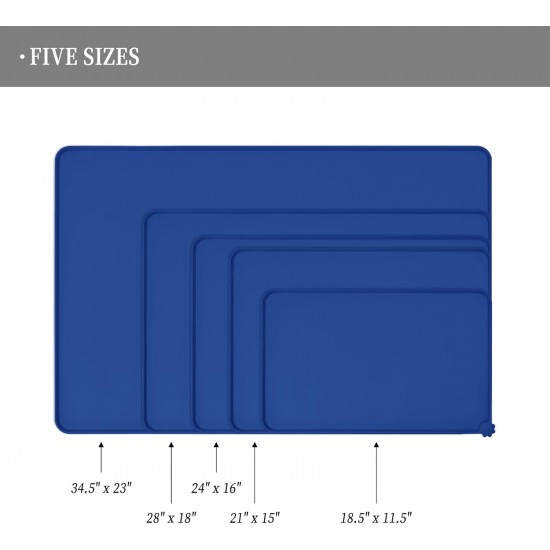 Reopet Non-Stick Silicone Bowl Mat FDA Approved Waterproof Reopet Non-Stick Silicone Bowl Mat FDA Approved Waterproof