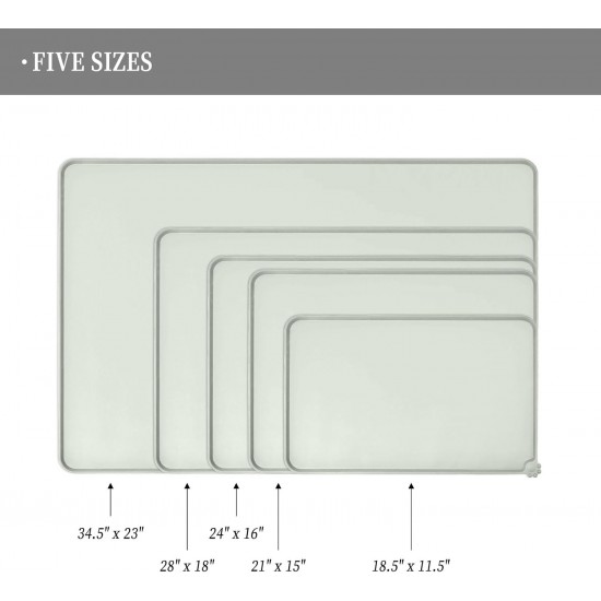 Reopet Non-Stick Silicone Bowl Mat FDA Approved Waterproof Reopet Non-Stick Silicone Bowl Mat FDA Approved Waterproof