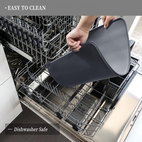 Reopet Non-Stick Silicone Bowl Mat FDA Approved Waterproof Reopet Non-Stick Silicone Bowl Mat FDA Approved Waterproof