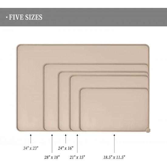 Reopet Non-Stick Silicone Bowl Mat FDA Approved Waterproof Reopet Non-Stick Silicone Bowl Mat FDA Approved Waterproof