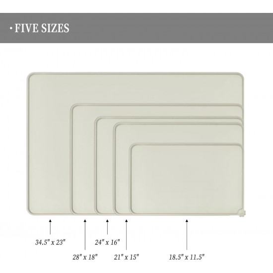 Reopet Non-Stick Silicone Bowl Mat FDA Approved Waterproof Reopet Non-Stick Silicone Bowl Mat FDA Approved Waterproof
