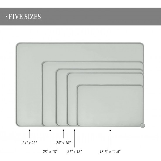 Reopet Non-Stick Silicone Bowl Mat FDA Approved Waterproof Reopet Non-Stick Silicone Bowl Mat FDA Approved Waterproof