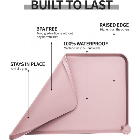 Reopet Non-Stick Silicone Bowl Mat FDA Approved Waterproof Reopet Non-Stick Silicone Bowl Mat FDA Approved Waterproof
