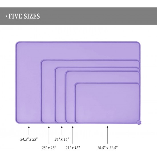 Reopet Non-Stick Silicone Bowl Mat FDA Approved Waterproof Reopet Non-Stick Silicone Bowl Mat FDA Approved Waterproof