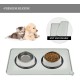 Reopet Silicone Pet Feeding Mats, Waterproof Dog and Cat Place Mats with Raised Edges, Dog and Cat Bowl Mats, Choice of Sizes Reopet Silicone Pet Feeding Mats, Waterproof Dog and Cat Place Mats with Raised Edges, Dog and Cat Bowl Mats, Choice of Sizes