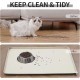 Reopet Silicone Pet Feeding Mats, Waterproof Dog and Cat Place Mats with Raised Edges, Dog and Cat Bowl Mats, Choice of Sizes Reopet Silicone Pet Feeding Mats, Waterproof Dog and Cat Place Mats with Raised Edges, Dog and Cat Bowl Mats, Choice of Sizes