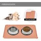 Reopet Silicone Pet Feeding Mats, Waterproof Dog and Cat Place Mats with Raised Edges, Dog and Cat Bowl Mats, Choice of Sizes Reopet Silicone Pet Feeding Mats, Waterproof Dog and Cat Place Mats with Raised Edges, Dog and Cat Bowl Mats, Choice of Sizes