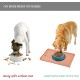 Reopet Silicone Pet Feeding Mats, Waterproof Dog and Cat Place Mats with Raised Edges, Dog and Cat Bowl Mats, Choice of Sizes Reopet Silicone Pet Feeding Mats, Waterproof Dog and Cat Place Mats with Raised Edges, Dog and Cat Bowl Mats, Choice of Sizes