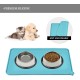 Reopet Silicone Pet Feeding Mats, Waterproof Dog and Cat Place Mats with Raised Edges, Dog and Cat Bowl Mats, Choice of Sizes Reopet Silicone Pet Feeding Mats, Waterproof Dog and Cat Place Mats with Raised Edges, Dog and Cat Bowl Mats, Choice of Sizes