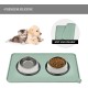 Reopet Silicone Pet Feeding Mats, Waterproof Dog and Cat Place Mats with Raised Edges, Dog and Cat Bowl Mats, Choice of Sizes Reopet Silicone Pet Feeding Mats, Waterproof Dog and Cat Place Mats with Raised Edges, Dog and Cat Bowl Mats, Choice of Sizes