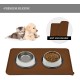 Reopet Silicone Pet Feeding Mats, Waterproof Dog and Cat Place Mats with Raised Edges, Dog and Cat Bowl Mats, Choice of Sizes Reopet Silicone Pet Feeding Mats, Waterproof Dog and Cat Place Mats with Raised Edges, Dog and Cat Bowl Mats, Choice of Sizes