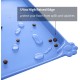 Reopet Silicone Pet Feeding Mats, Waterproof Dog and Cat Place Mats with Raised Edges, Dog and Cat Bowl Mats, Choice of Sizes Reopet Silicone Pet Feeding Mats, Waterproof Dog and Cat Place Mats with Raised Edges, Dog and Cat Bowl Mats, Choice of Sizes