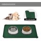 Reopet Silicone Pet Feeding Mats, Waterproof Dog and Cat Place Mats with Raised Edges, Dog and Cat Bowl Mats, Choice of Sizes Reopet Silicone Pet Feeding Mats, Waterproof Dog and Cat Place Mats with Raised Edges, Dog and Cat Bowl Mats, Choice of Sizes