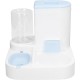 RiToEasysports Automatic Pet Feeder, Water and Food Bowl Set, Automatic Feeder, Multifunctional, 2-in-1, One-Piece, Large Capacity, Cat Drinkers (Grey) RiToEasysports Automatic Pet Feeder, Water and Food Bowl Set, Automatic Feeder, Multifunctional, 2-in-1, One-Piece, Large Capacity, Cat Drinkers (Grey)