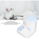 RiToEasysports Automatic Pet Feeder, Water and Food Bowl Set, Automatic Feeder, Multifunctional, 2-in-1, One-Piece, Large Capacity, Cat Drinkers (Grey) RiToEasysports Automatic Pet Feeder, Water and Food Bowl Set, Automatic Feeder, Multifunctional, 2-in-1, One-Piece, Large Capacity, Cat Drinkers (Grey)