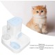 RiToEasysports Automatic Pet Feeder, Water and Food Bowl Set, Automatic Feeder, Multifunctional, 2-in-1, One-Piece, Large Capacity, Cat Drinkers (Grey) RiToEasysports Automatic Pet Feeder, Water and Food Bowl Set, Automatic Feeder, Multifunctional, 2-in-1, One-Piece, Large Capacity, Cat Drinkers (Grey)